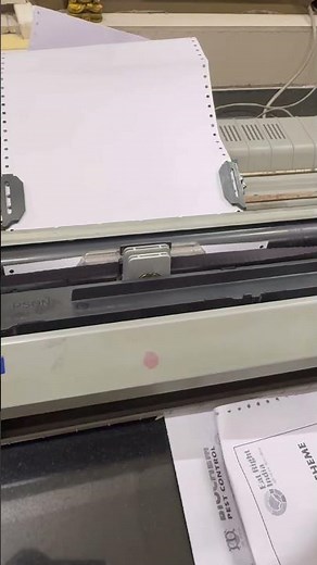 Epson LQ Dot Matrix Printer Paper Not Coming Problem | Paper Feed Issue Fix 100%