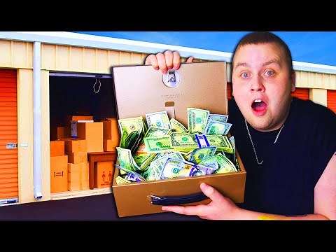 ONE MILLION CASH Found In SAFE Inside Storage Unit!