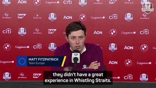 Fitzpatrick says parents won't be at Ryder Cup after bad experience