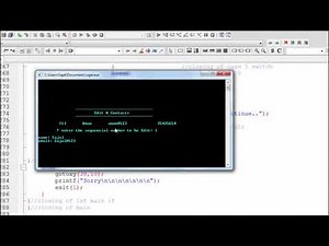 Contact Management System in C/C++