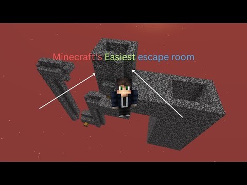 Solving minecrafts easiest escape room