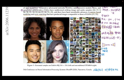 【论文精读】扩散模型与VAE的区别和联系，扩散模型的定义和优化目标 Denoising Diffusion Probabilistic Models【DDPM】