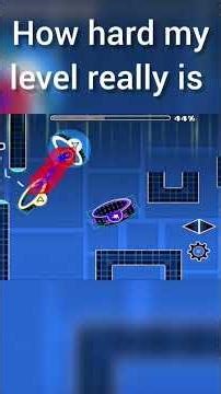 How hard my level really is #viral #games #gaming #gd #geometrydash #music #extremedemon