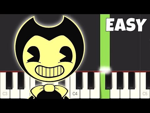 Build Our Machine - EASY Piano Tutorial - Bendy Song