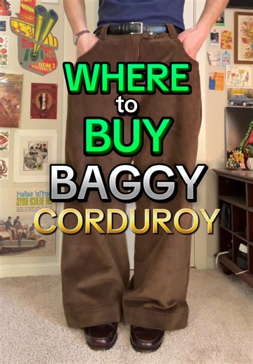 WHWRE TO BUY BAGGY CORDUROY #baggy #corduroy #baggyjeans #fashion | baggy corduroy pants