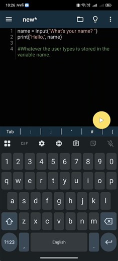 how to use user input in python #code #programming #python