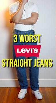 AVOID These 3 Levi’s Straight Jeans (501 vs 514 vs 568)