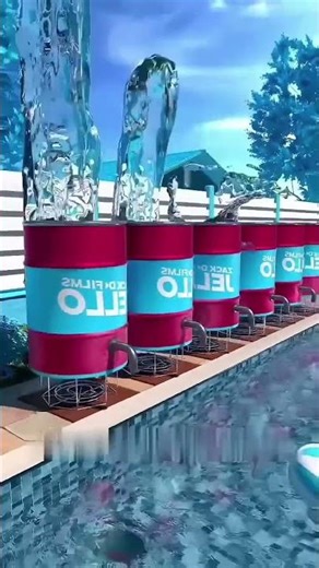 jelly swimming pool #water