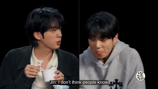 jin and jungkook singing the flower we saw that day