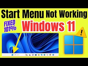 Fix Start Menu Not Working on Windows 11 (Quick Fix - 2026)