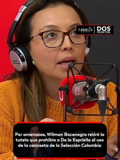 #DosPuntos | Durante el programa Dos Puntos de Caracol Radio de este viernes, 5 de junio, el abogado Wilman Bocanegra habló sobre el retiro de la acción de tutela interpuesta contra Abelardo de la Espriella, tras denunciar amenazas de muerte contra él y su familia. 🔗 Vea la entrevista completa en nuestro canal de YouTube. #CamisetaDeLaSelecciónColombia #AbelardodelaEspriella #WilmanBocanegra
