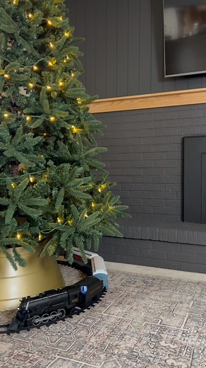 32K views · 395 reactions | The fireplace is painted…NOW we can decorate the tree!!  . . Romabio Masonry Flat + Low Luster Interior Paints Color: @blesserhouse Celtic Stone . #romabiocelticstone #romabiopartner #fireplace #paintedbrick #shiplap #moderndesign #christmastree #polarexpress | Simply Aligned Home | Facebook