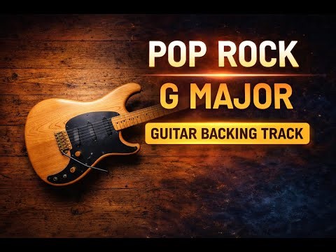 Guitar Backing Track - Pop Rock in G | Emotional & Melodic