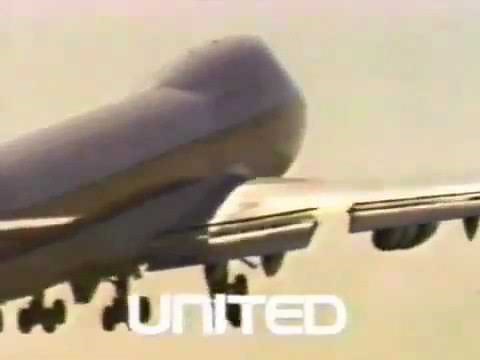1989 - United Airlines - Come Fly The Friendly Skies Commercial (15s)