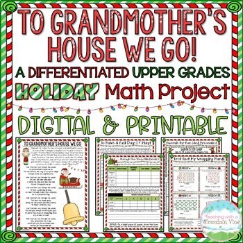 Christmas Math Project : Christmas Math Activities