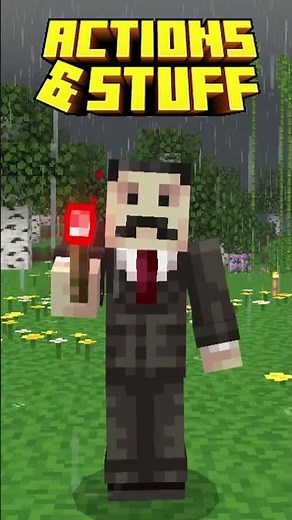 Mumbo Jumbo's Minecraft skin in Actions & Stuff style #actionsandstuff #minecraft #bedrockediton