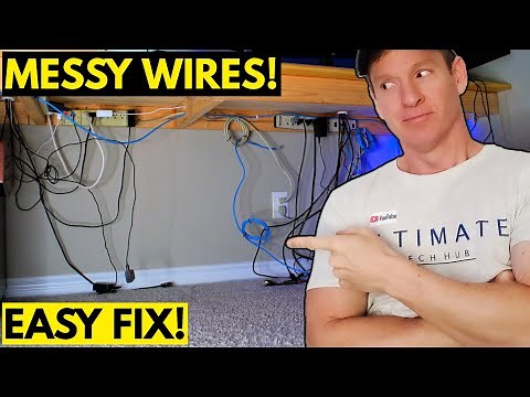 When You Need To Clean Up Those Computer Wires!