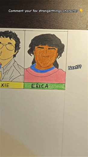 Drawing erica Strangerthings #strangerthings #strangerthingsseason5 #viral #drawing