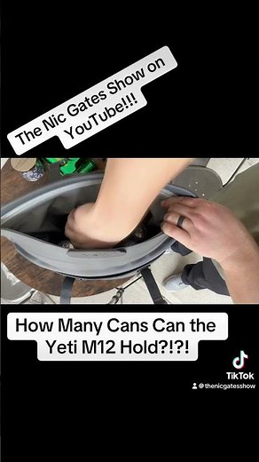 Yeti M12 Backpack Cooler How Many Cans Can It Hold @yeticoolers #yeti #cooler #camping