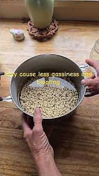 Remove gas and Phytic Acid from beans