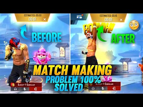 PC PLAYER'S MATCHMAKING PROBLEM SOLVED 100%😱MATCHMAKING HACK OR WOT👽#freefire #sudipsarkar