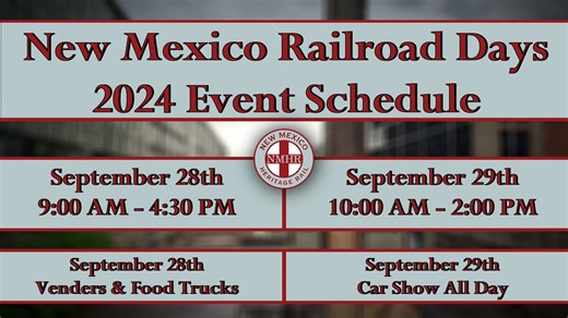 18K views · 951 reactions | We are happy to announce New Mexico Railroad Days 2024! Support Us! Donate: https://2926.us/donate Online Store: https://newmexicoheritagerail.myshopify.com/ | New Mexico Heritage Rail | Facebook