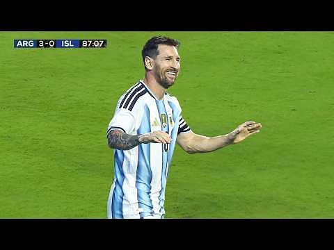 Messi vs Iceland | Goal & Masterclass Performance! 🔥🐐 | Argentina vs Iceland 3-0