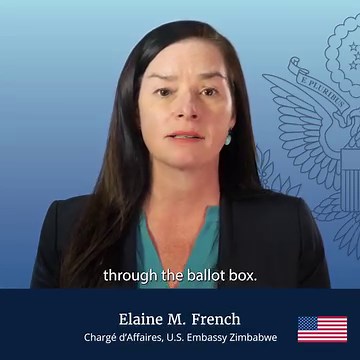 As an accredited observer, I look forward to joining other domestic and international observers of Zimbabwe’s elections. The U.S. strongly supports a free, fair, and peaceful election that reflects the will of the people. We encourage all political actors to uphold these rights. | U.S. Embassy Zimbabwe