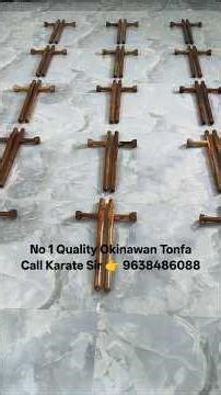 JAPANESE OKINAWAN TONFA BEST QUALITY #karatesir786 #karate #tonfa