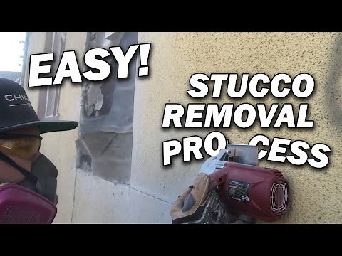 How to Easily Remove Exterior Stucco