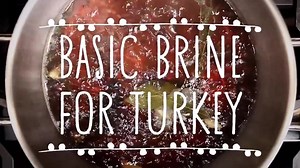 This basic brine for turkey couldn't be simpler... | Whole Foods Market