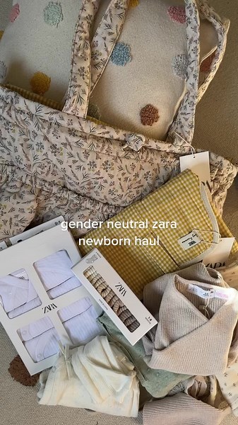 Gender Neutral Zara Newborn Haul and Shearling Suit Baby Zara Look