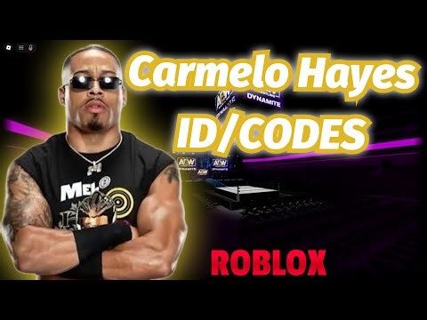 ROBLOX AEW: Carmelo Hayes Titantron CODES/ID!