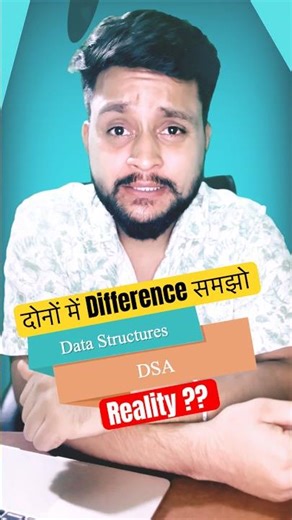 🚀 DS vs DSA Explained in 60s! 💡 #Coding #DSA #DataStructures #techshorts