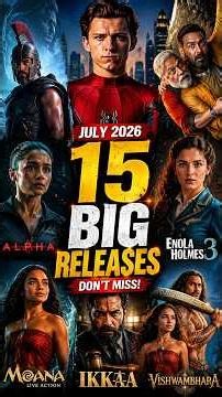 15 Biggest Movies & Series Releasing in July 2026 🔥 | Don't Miss These! #shorts
