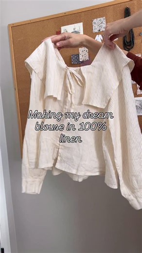 14 reactions | Last summer I made a white version of this blouse out...