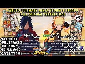 Game Naruto Shippuden Ultimate Ninja Storm 4 PPSSPP (M0D) di Android Offline Full Original
