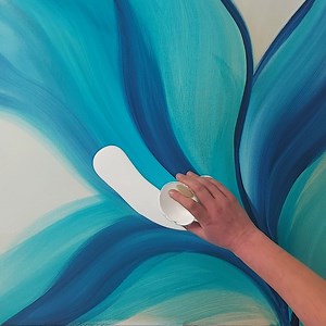 455K views · 3.6K reactions | Lots of DEPTH! Abstract Painting with Fluid Art | Rinske Douna | Facebook