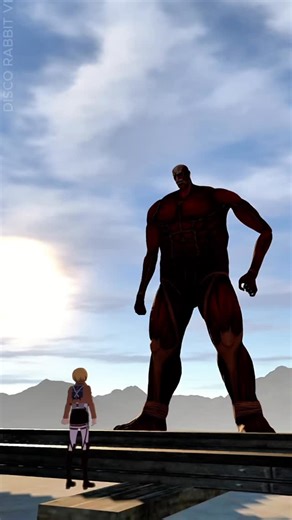 13K views · 379 reactions | Armin vs Colossal Titan ✅  #attackontitan #aot #colossaltitan #vrchat | Disco Rabbit VR | Facebook