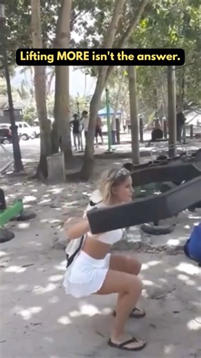 Lifting MORE isn't the answer.