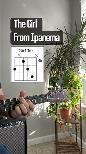 The Girl from Ipanema Chord Tutorial #Guitar #Acoustic #Chords #Jazz