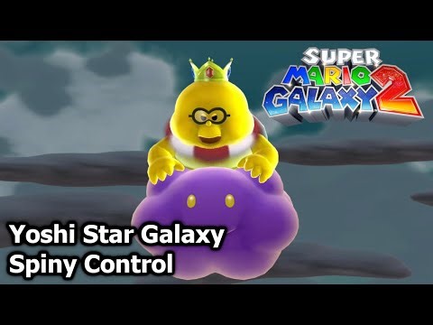 Yoshi Star Galaxy - Spiny Control - Super Mario Galaxy 2 Guide