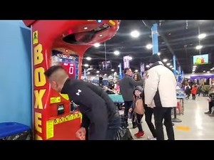 How Hard Can You Punch? Boxing Punching Power Arcade!