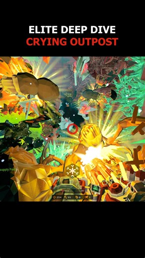 Explosive Minigun Gameplay #deeprock #gaming