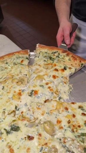 The famous artichoke pizza everyone loves
