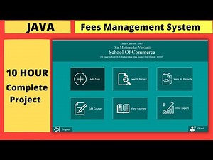 Fees Management System Full Project In java In HINDI || Unique Developer