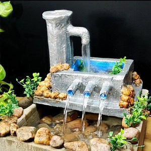 2M views · 4.3K reactions | Amazing three pipe waterfall fountain  | M garden | Facebook