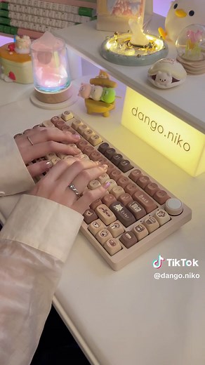 Creamy ASMR Keyboard Sounds for Stress Relief