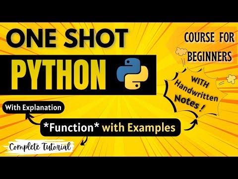 Complete Functions with Example | Types of Functions | Python for Beginners