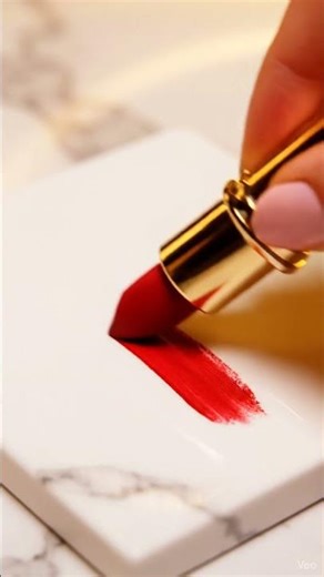 8K ASMR: Red Lipstick Tapping & Luxury Glide Sounds 💋✨ (Sleep Triggers)